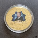 HARRY POTTER - Draco Malfoy gold plate..