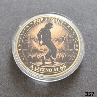 MICHAEL JACKSON gold pl..