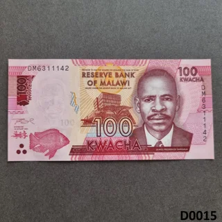 MALAWI 100 Kwacha 2024 ..