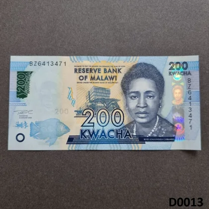 MALAWI 200 Kwacha 2024 UNC (D0013)