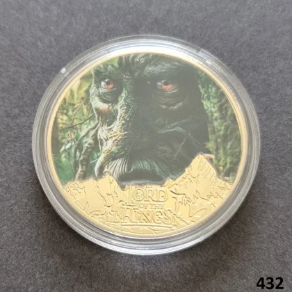 LOTR The Lord of the Rings gold plated coin (432)
