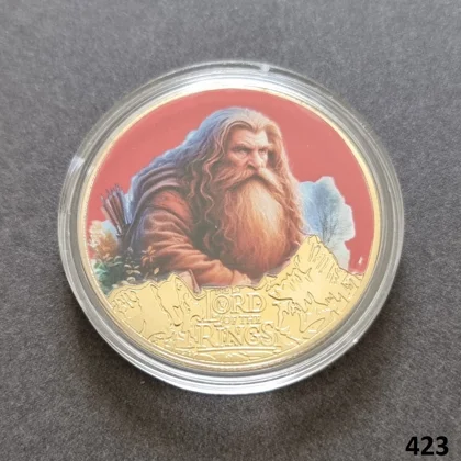 LOTR The Lord of the Rings gold plated coin (423)