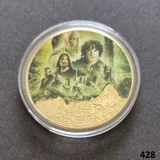 LOTR The Lord of the Rings gold plated..