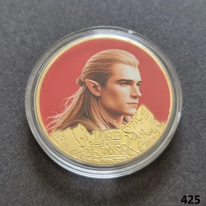 LOTR The Lord of the Rings gold plated coin (425)