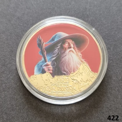 LOTR The Lord of the Rings gold plated coin (422)