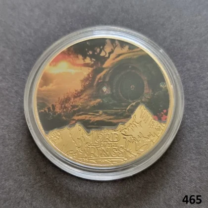 LOTR The Lord of the Rings gold plated coin (465)
