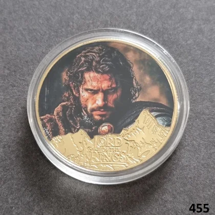 LOTR The Lord of the Rings gold plated coin (455)
