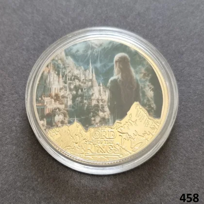 LOTR The Lord of the Rings gold plated coin (458)