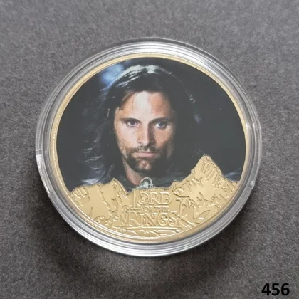 LOTR The Lord of the Rings gold plated coin (456)
