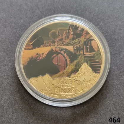 LOTR The Lord of the Rings gold plated coin (464)