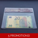 Colourised 20 Eur new design 24k gold ..