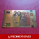 Colourised 20 EUR (new design) 24k..
