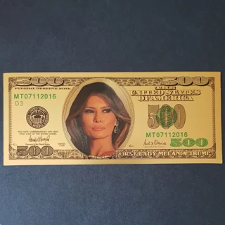 Colourised MELANIA TRUM..