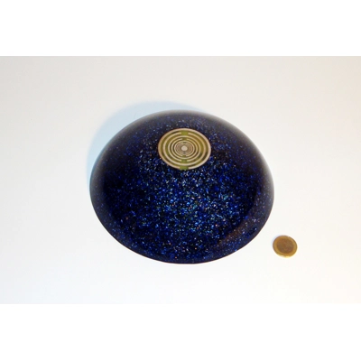 Μεγάλο ημισφαίριο – οργονίτης με 2 MWOs Lakhovsky