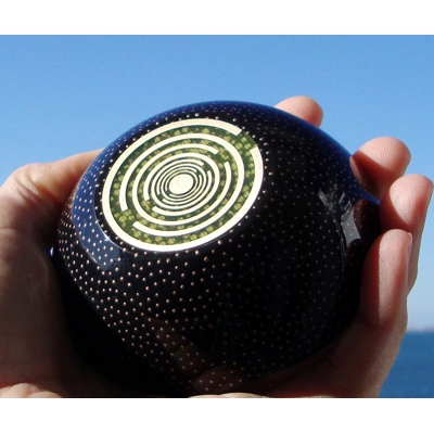 «Υγρό Πυρ» - Παντοδύναμο θεραπευτικό ημισφαίριο μαύρης τουρμαλίνης με 2 MWOs