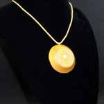 Πανίσχυρο χρυσό μενταγιόν με 2 MWOs Lakhovsky για ευεξία & ευημερία