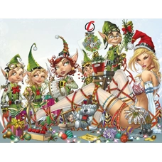 Notti & Nyce Tyndall X-mas Nice Exclusive "Artist Proof" Cover