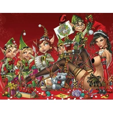 Notti & Nyce Tyndall X-mas Nude Exclusive "Artist Proof" Cover