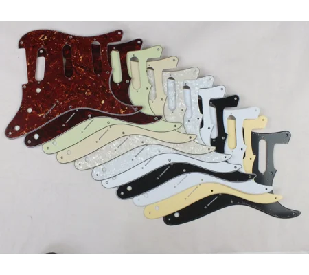 8 Hole SSS Scratch Plate Pickguard in 11 Colours for USA Stratocaster