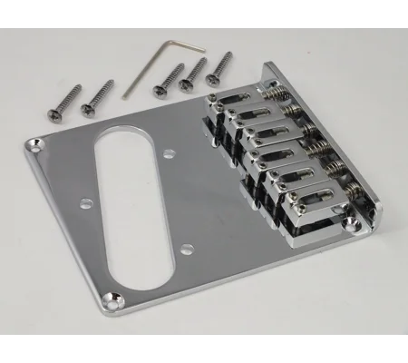 Chrome Modern Bridge + individual saddles for Telecaster