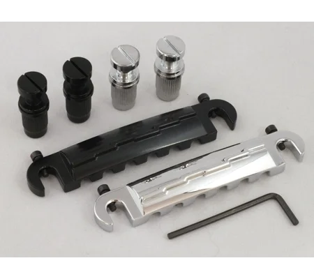 WRAP Over AROUND Stop Bar Bridge in Chrome or Black to fit LP SG Juniors