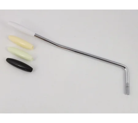 TREMOLO ARM Chrome 5.7mm + 4 Tip Cols for Stratocaster guitars