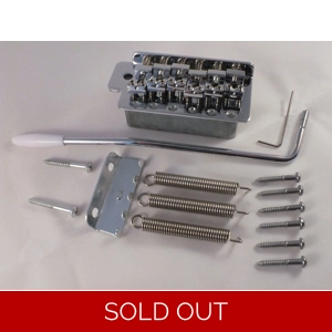 Chrome Tremolo Bridge + Trem Arm for Squier Affinity guitar