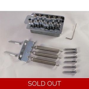 Chrome Tremolo Bridge & screws for Squier Affinity guitar