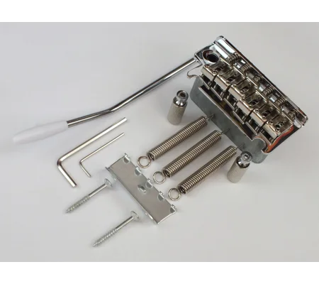 2 Pivot Point Chrome Tremolo Bridge + Trem Arm for Stratocaster