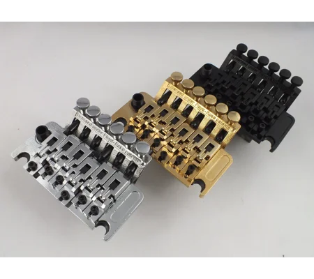 Licensed FLOYD ROSE BRIDGE Chrome, Black or Gold 42 or 43mm Nut