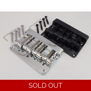 High Mass 4 String Electric BASS Guitar BRIDGE in Chrome or Black