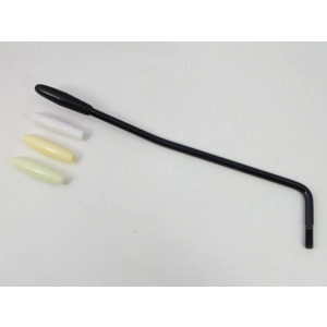Satin BLACK TREMOLO ARM 5mm, 4 Colours of Tip for Stratocaster Yamaha
