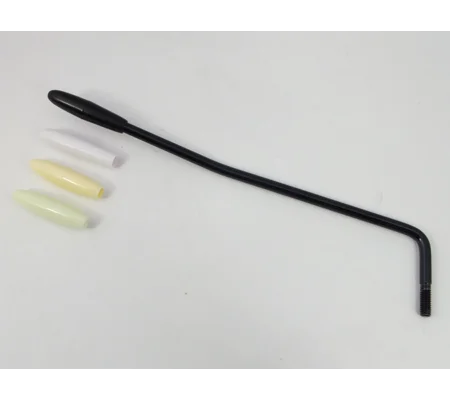 Satin BLACK TREMOLO ARM 5mm, 4 Colours of Tip for Stratocaster Yamaha