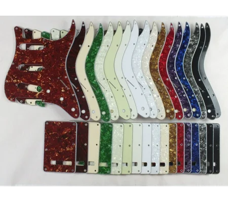 Fender Stratocaster Scratch Plate Pickguard SET 17 Colours for USA/Mex Strat
