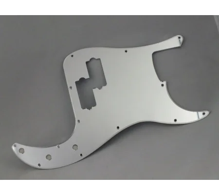 Silver Mirror Scratch Plate Pickguard for USA/Mex Precision P BASS