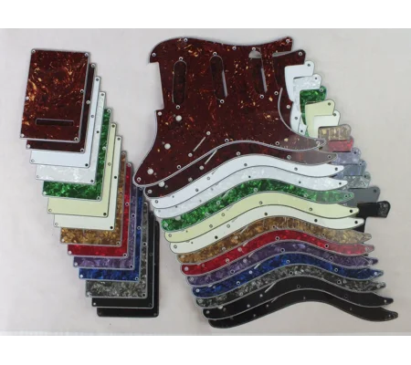 SSS Scratch Plate Pickguard SET in 14 Cols for Squier or Import Strat