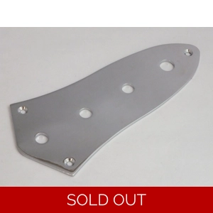 Chrome Control Plate for Jazz J Bass Style Guitars