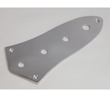 Chrome Control Plate for Jazz J Bass Style Guitars