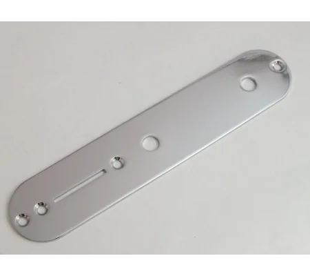 Chrome Control Plate 32mm for Telecaster style guitars
