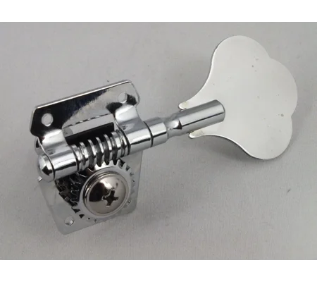 4 Chrome Bass Guitar Machine Heads for Jazz or Precision Bass