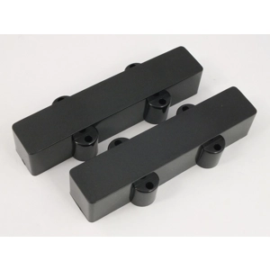 Closed Pickup Covers Black for Jazz J Bass matched pair or single