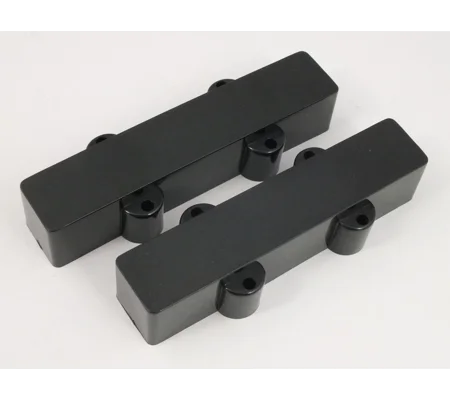 Closed Pickup Covers Black for Jazz J Bass matched pair or single