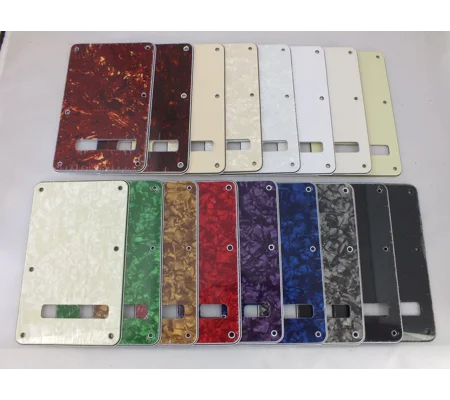 Fender Stratocaster Trem Back Plate covers 17 Colours for USA Mex Strat