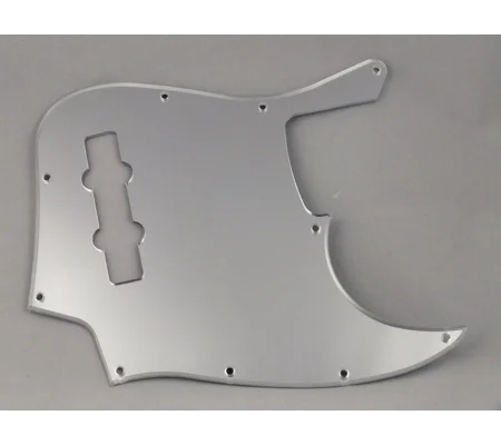 Silver Mirror Scratch Plate Pickguard for USA/Mex JAZZ J Bass