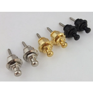 STRAP LOCKS in Chrome, Black or Gold for Electric Guitar