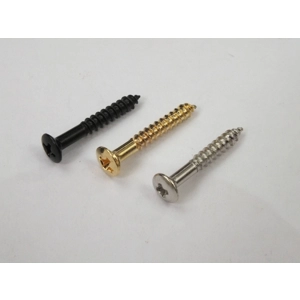 Humbucker Pick Up Surround Mounting Screws Chrome, Black or Gold