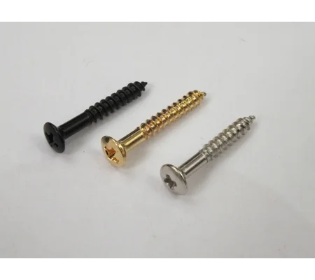 Humbucker Pick Up Surround Mounting Screws Chrome, Black or Gold