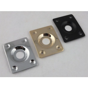 Rectangular Jack Plate to fit Les Paul or Tele Style Guitar