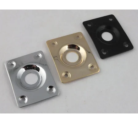 Rectangular Jack Plate to fit Les Paul or Tele Style Guitar