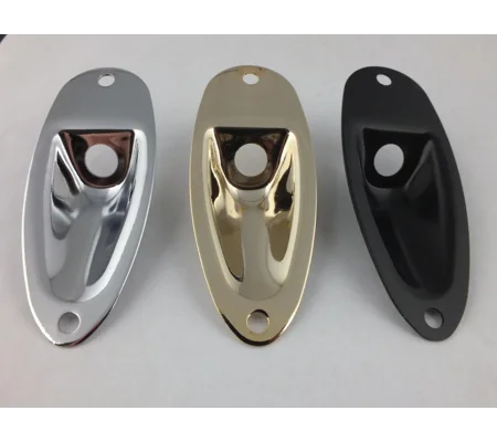 Stratocaster JACK PLATE for Strat Style Guitars in 3 colours